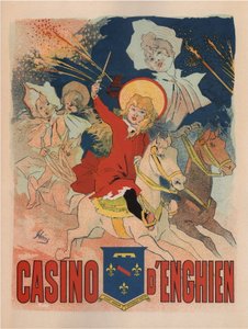 Casino van Enghien door Jules Cheret