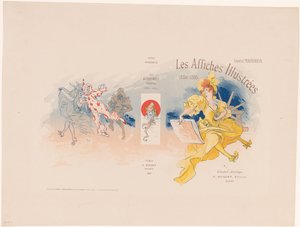 Omslag voor Les Affiches Illustrées door Ernest Maindron