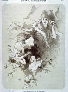Parijse fantasie: Poppen - Poster door Cherret door Jules Cheret
