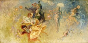 Het Gemaskerde Bal door Jules Cheret