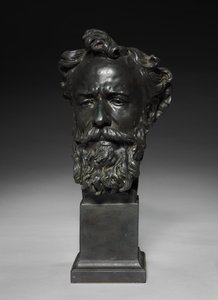 Hoofd van Alphonse Legros, ca. 1876 door Jules Dalou