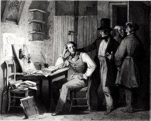 De avond, of De student door Jules David