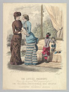De nieuwste mode speciaal ontworpen en voorbereid voor de modiste, kleermaakster en Dr..., 1880-82 door Jules David