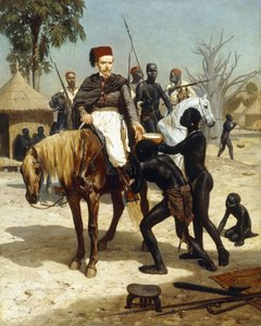 Een exotische bezoeker, 1857