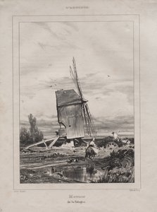 Molen in de Sologne, Frankrijk