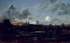 In de Landes door Jules Dupré