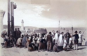 Zegenen van de zee bij Pollet, Dieppe