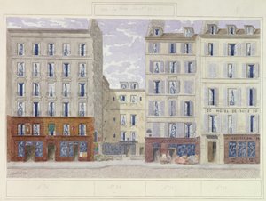 No.20 tot No.26 rue du Four, Parijs, Frankrijk, 1893 door Jules Gaildrau
