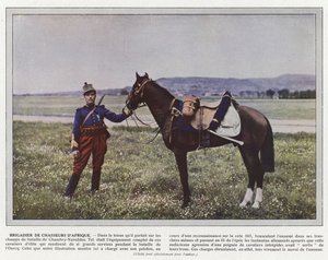 Brigadier van de Afrikaanse jagers door Jules Gervais Courtellemont