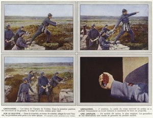 Grenadiers, grenadiers, op de qui-vive, een granaat