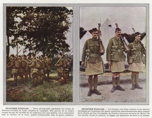 Schotse infanterie, Schotse infanterie door Jules Gervais Courtellemont