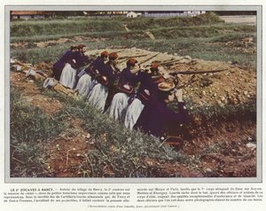 Le 2e Zouaves a Barcy door Jules Gervais Courtellemont