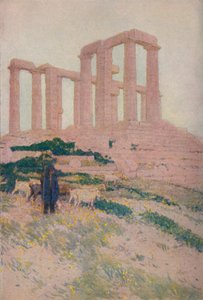 De Tempel van Poseidon en Athene bij Sunium, 1913