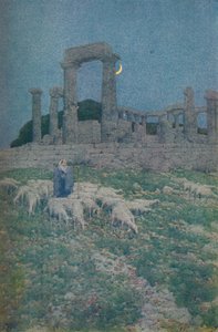 De Tempel van Poseidon en Athene of Aegina, 1913