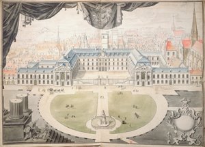 Project voor restauratie van het Paleis van de Hertogen van Bourgondië in Dijon, 1698 door Jules Hardouin Mansart