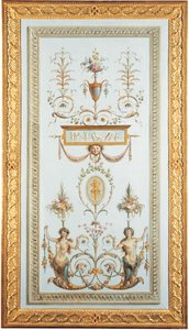 Decoratief paneel door Jules Hugues and Jean Simon Rousseau