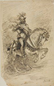 Ruiter te paard