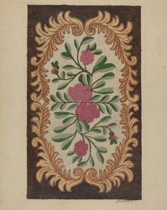 Gehaakte Tapijt, ca. 1936 door Jules Lefevere
