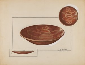 Taartbord door Jules Lefevere