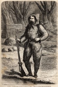Portret van dokter Henri (Heinrich) Barth (1821-1865), Duitse ontdekkingsreiziger, in een reiskostuum