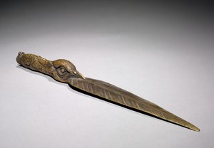 Papieren mes, 1800s door Jules Pierre Moigniez