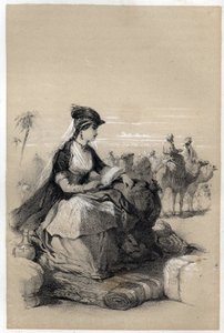 Portret van Lady Mary (Marie) Wortley Montagu (Wortley-Montagu) (26 mei 1689 - 21 augustus 1762), Britse schrijfster