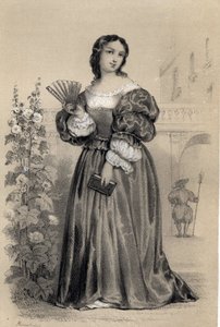 Vittoria (Victoria) Colonna (1490 - 1547), Markiezin van Pescaire (Pescara) Italiaanse vrouw van letters uit het begin van de 16e eeuw door Jules and Raunheim Hermann David