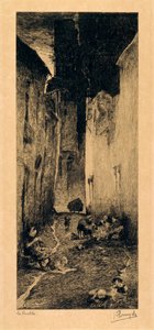 Steeg in Gent door Jules de Bruycker