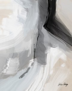 Dynamische abstracte stroming door Julia Cheney