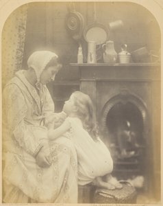 Mevrouw Rachael Gurney ("Moge God Vader Veilig Thuisbrengen", "Drie Vissers Zeilden de Diepte In") door Julia Margaret Cameron