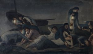 De wijze en dwaze maagden, ca. 1920 door Julia Wedgewood