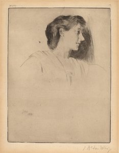 Profielhoofd van een Vrouw, 1890