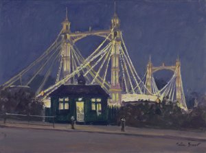 Albertbrug - Nacht door Julian Barrow
