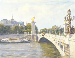 Pont Alexandre III, Parijs door Julian Barrow