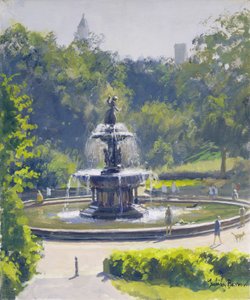 De Bethesda Fontein, Central Park, 1996