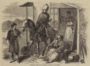 Circassische hoofden en bedienden door Julian Portch