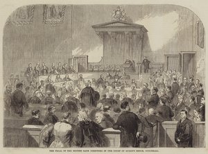 Het proces van de Britse bankdirecteuren in het Hof van Koningin