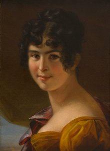 Portret van Adèle Foucher 1803-1868, ca. 1820 door Julie Duvidal de Montferrier