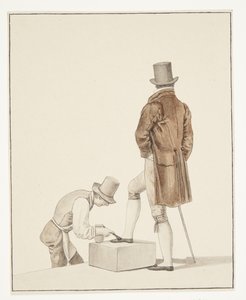 Een Schoenpoetser uit Parijs