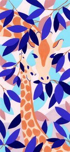 Moeder en babygiraffen