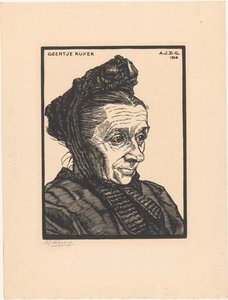 Portret van Geertje Kuijer