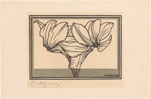 Cyclamen door Julie de Graag