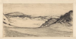 Duinlandschap bij Groet door Julie de Graag