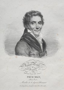 Pierre Paul Prudhon, 1820 door Julien Leopold Boilly