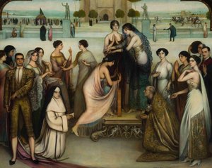 La consagración de la copla, 1911-1912 door Julio Romero de Torres