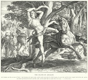 De Dood van Absalom (gravure)