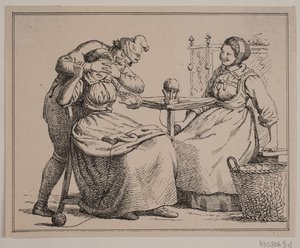 Illustratie voor Afbeeldingen en Verzen van Julius Exner en Christian Winther