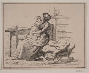 Illustratie bij Billeder og Vers van Julius Exner en Christian Winther door Julius Exner