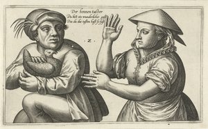 Hennentaster door Julius Goltzius