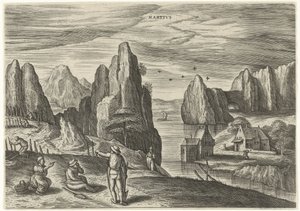 Maart door Julius Goltzius
